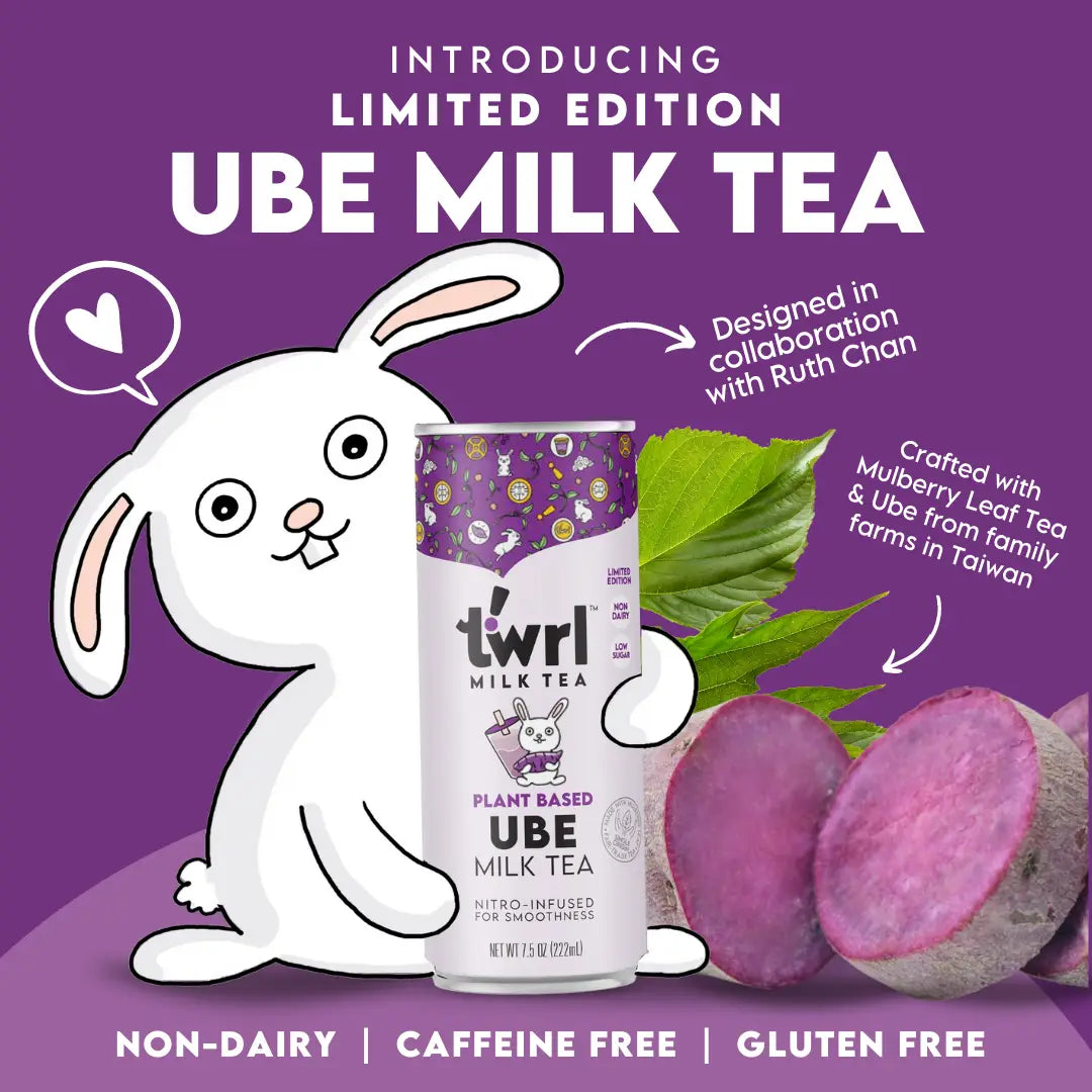Plant-Based Milk Tea Ube