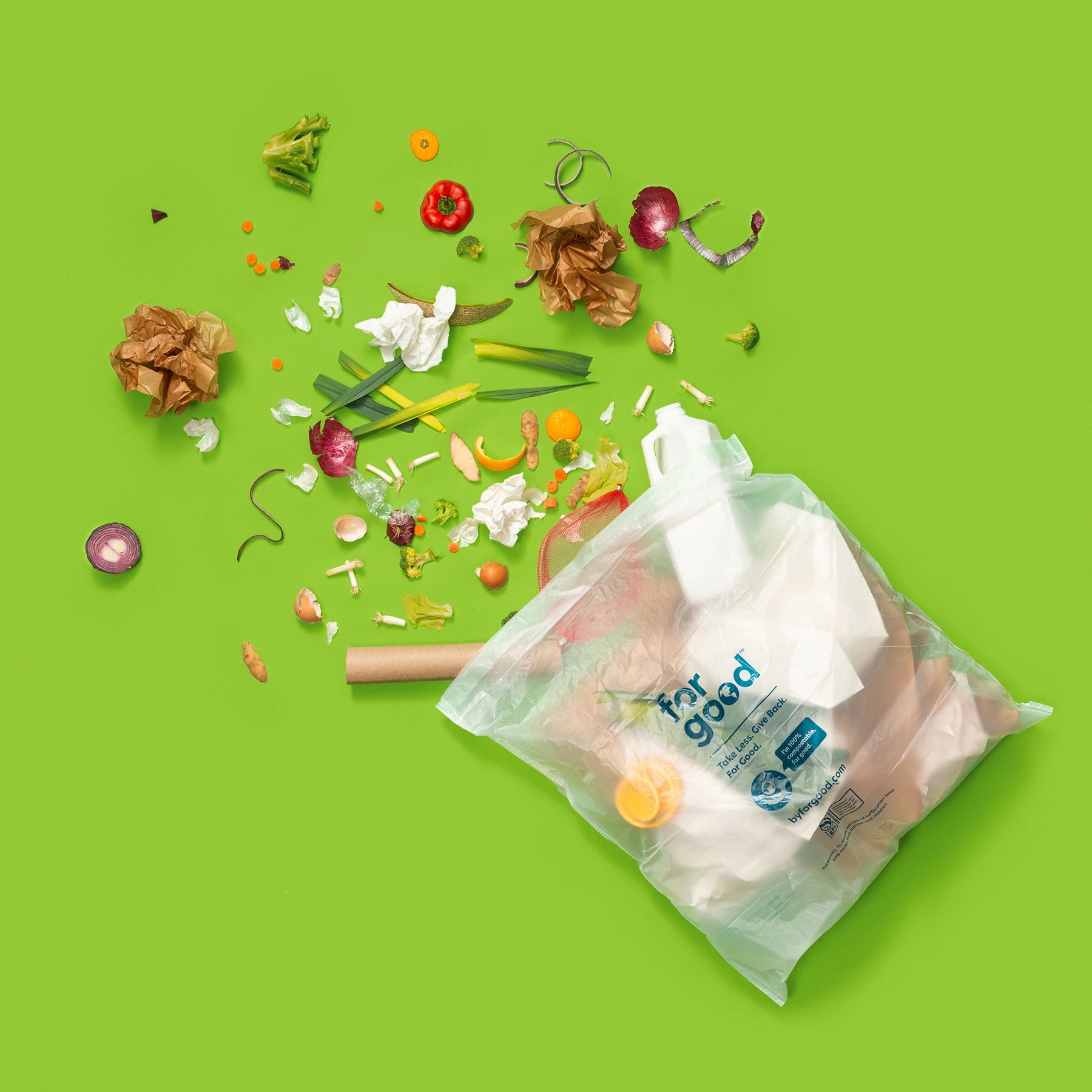 For Good Compostable Kitchen Trash Bags