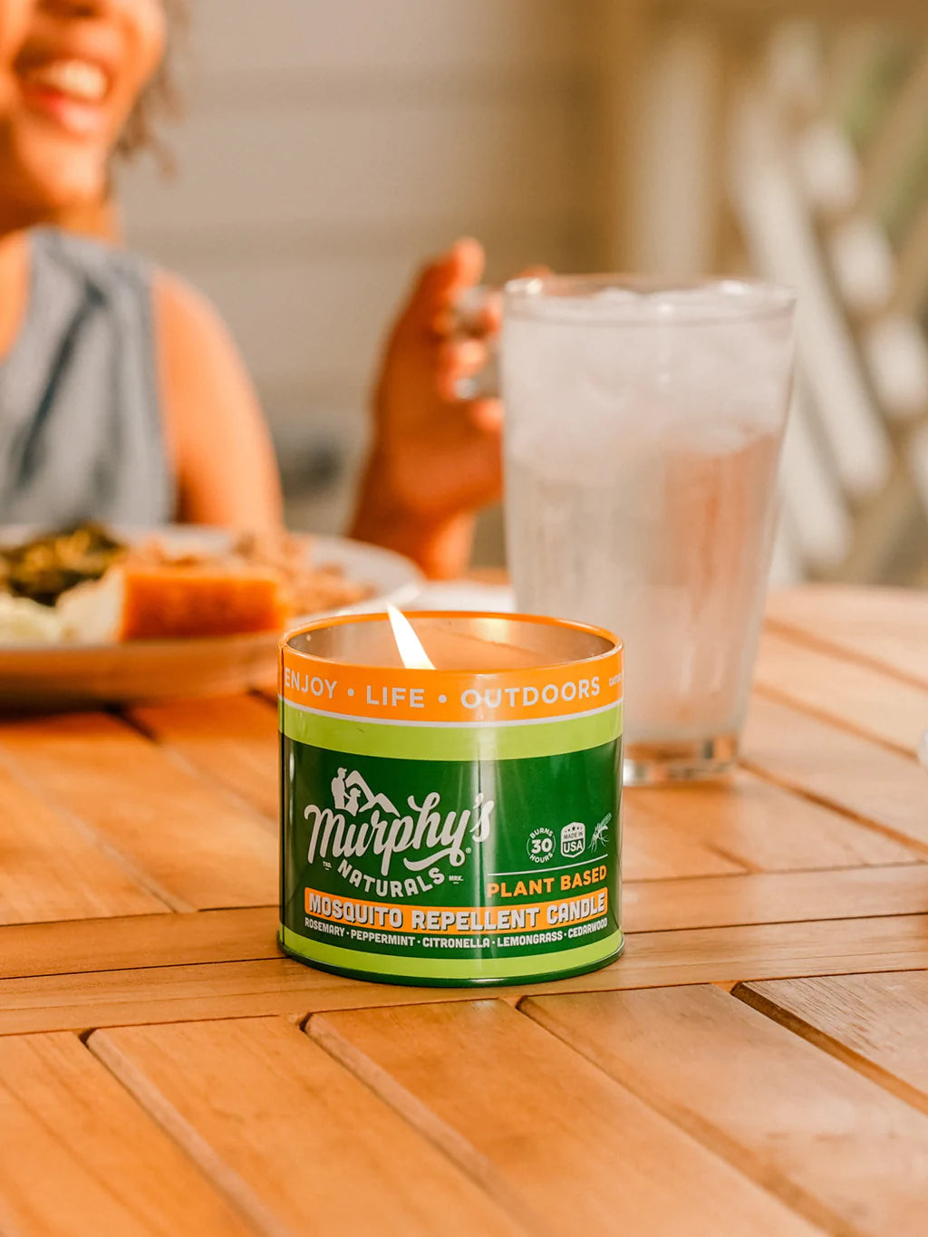 Natural Mosquito Repellent Candle