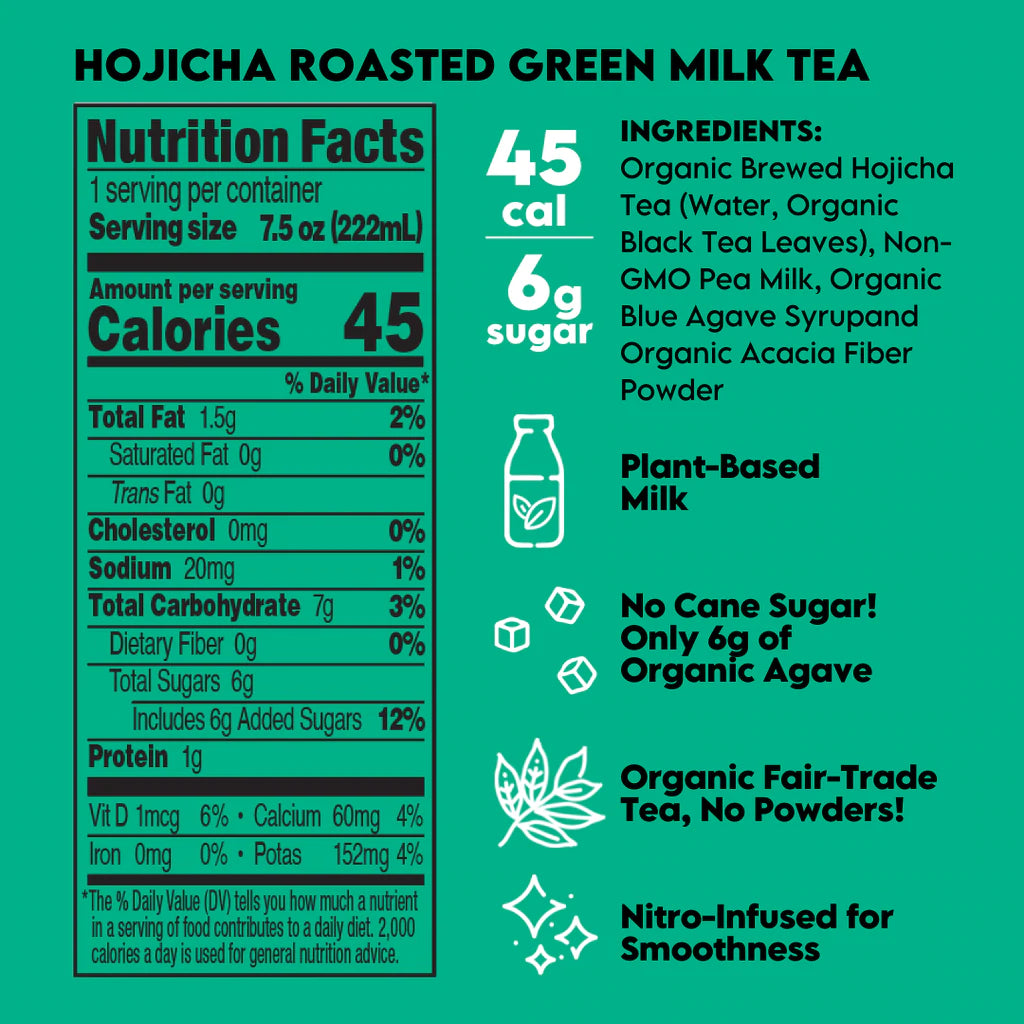 Plant-Based Milk Tea Hojicha